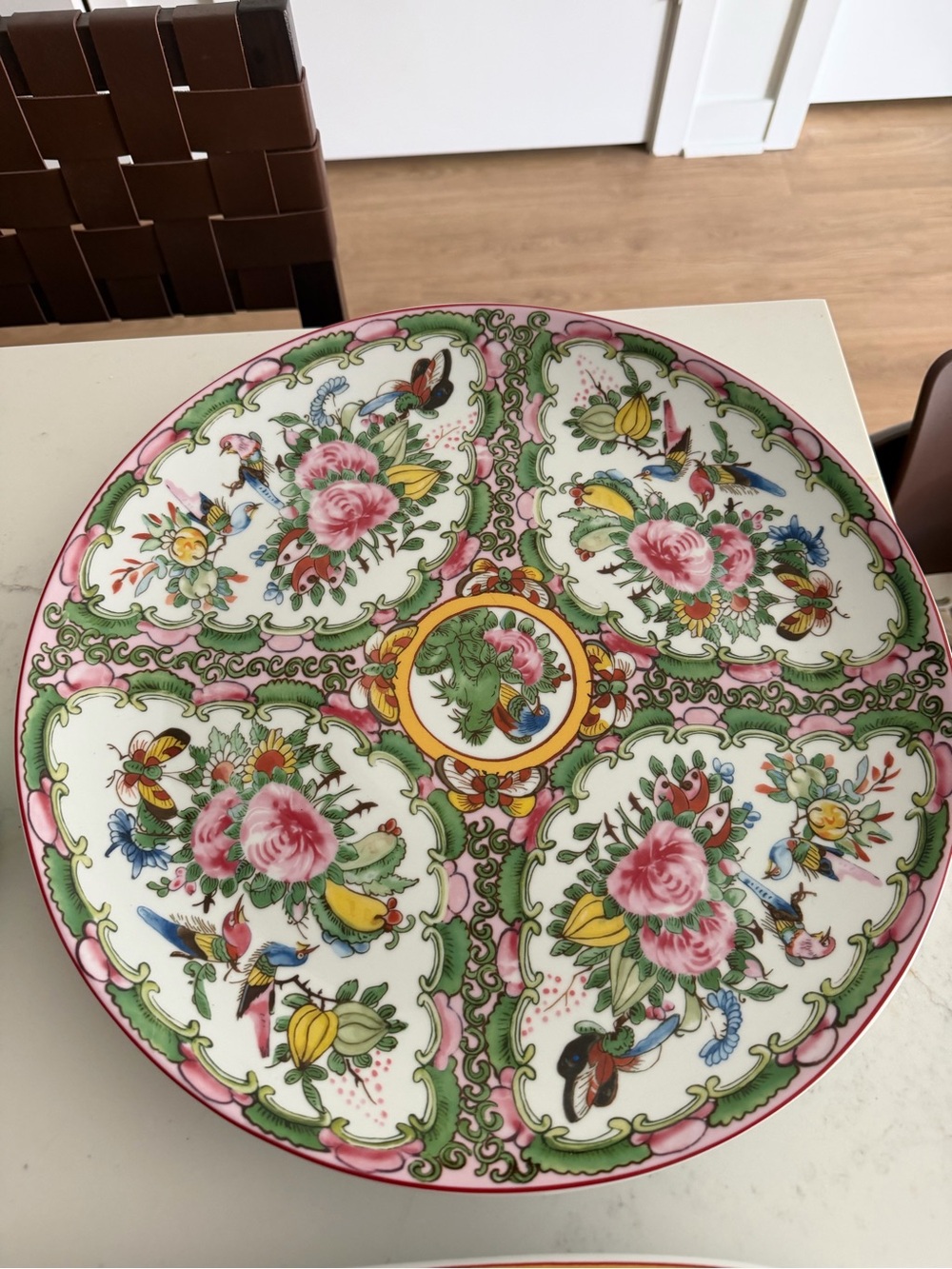 Williams Sonoma Famille Rose Porcelain Serving Set - Picture 6 of 7